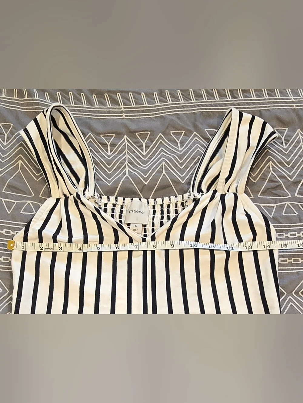 Maeve V-Neck Fit And Flare Tank Top Size Small - Picture 4 of 8